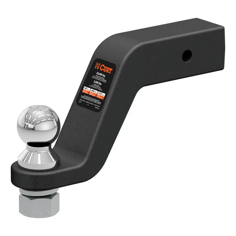 Curt Loaded Forged Ball Mount With 2-5/16In Ball (2-1/2Ni Shank, 20,000 Lbs, 6In Drop) 1