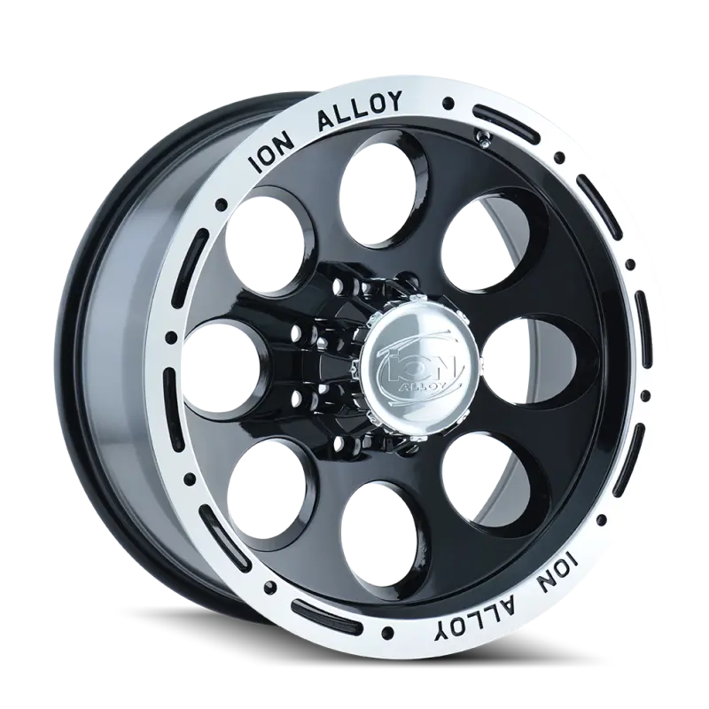 Ion Type 174 17X9 / 6X135 Bp / 0Mm Offset / 87Mm Hub Black/Machined Wheel 1