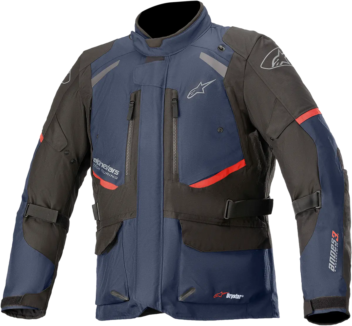 Alpinestars Andes V3 Drystar Motorcycle Jacket – Blue/Black, Medium (Model #3207521-7109-M) 1