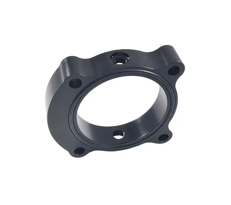 Torque Solution Throttle Body Spacer For 2013+ Hyundai Genesis Coupe 2.0T – Black Anodized 1