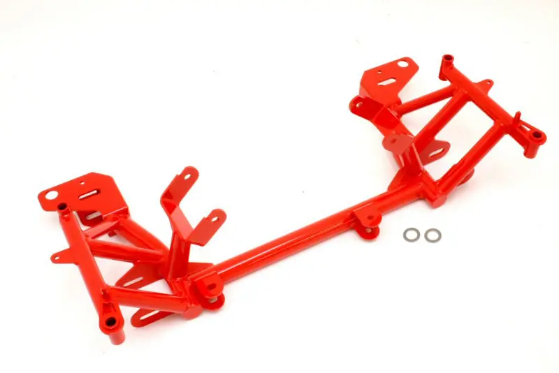 Bmr K-Member Assembly For 1998–2002 4Th Gen F-Body – Includes Ls1 Motor Mounts & Standard Rack Mounts, Red Finish 1
