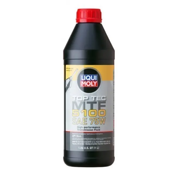 Liqui Moly Top Tec Mtf 5100 Synthetic Manual Transmission Fluid – 75W, 1 Liter 1