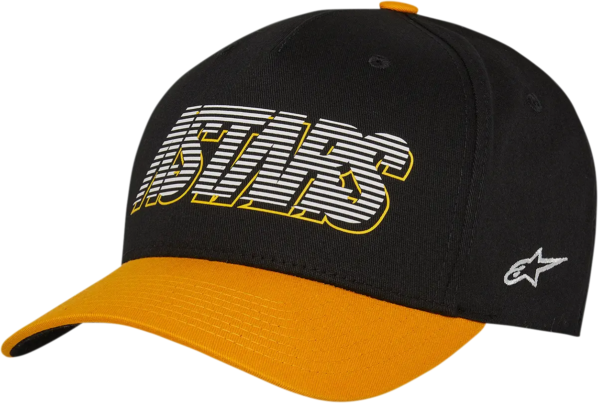 Alpinestars Lanes Snapback Hat – Black, Small/Medium (Model #12118102910Sm) 1