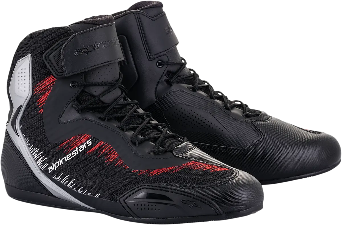Alpinestars Faster-3 Rideknit Shoes - Black/Silver/Red - Us 9 251031919309 1