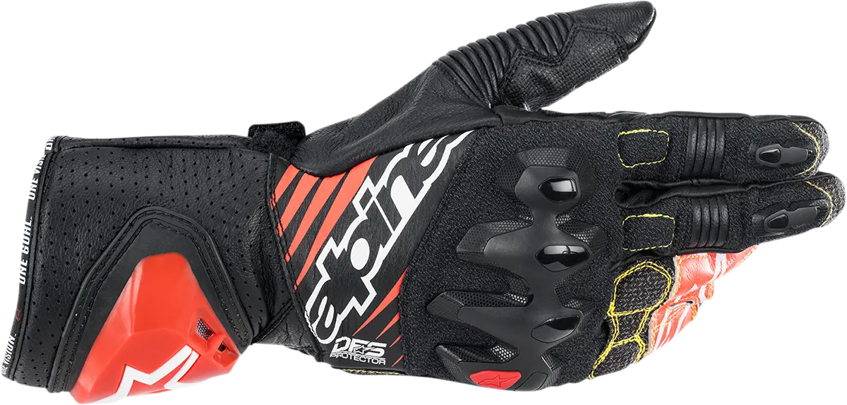 Alpinestars Gp Tech S Racing Gloves – Black/White/Red, Size 2Xl (Model 3556422-1231-2X) 1