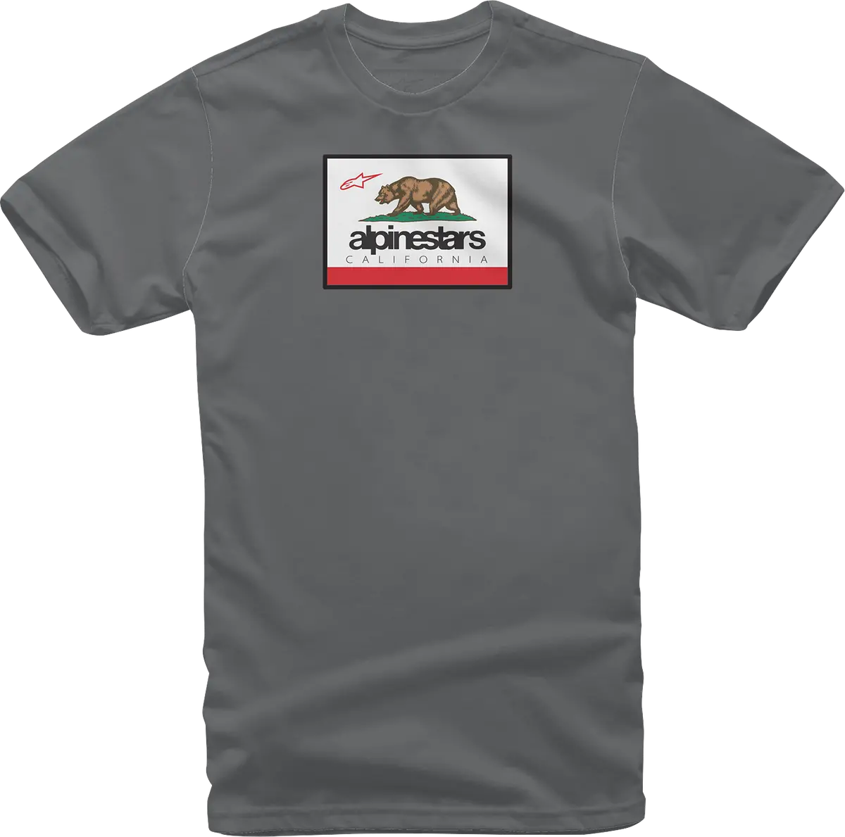 Alpinestars Cali 2.0 Short-Sleeve T-Shirt – Gray, Medium (Model #12127207018M) 1