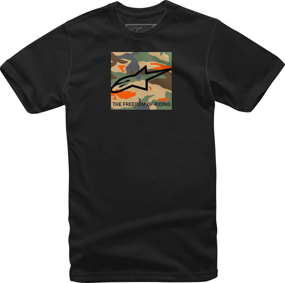 Alpinestars Free Camo Graphic T-Shirt – Black, Size 2Xl (1232-72220-102X) 1