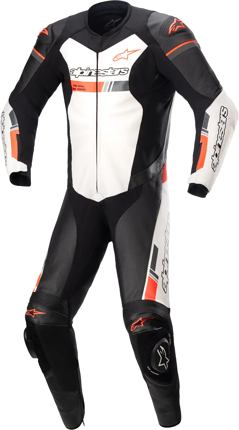 Alpinestars Gp Force Chaser 1-Piece Suit - Black/White/Red - Us 42 / Eu 52 3150321-1231-52 1
