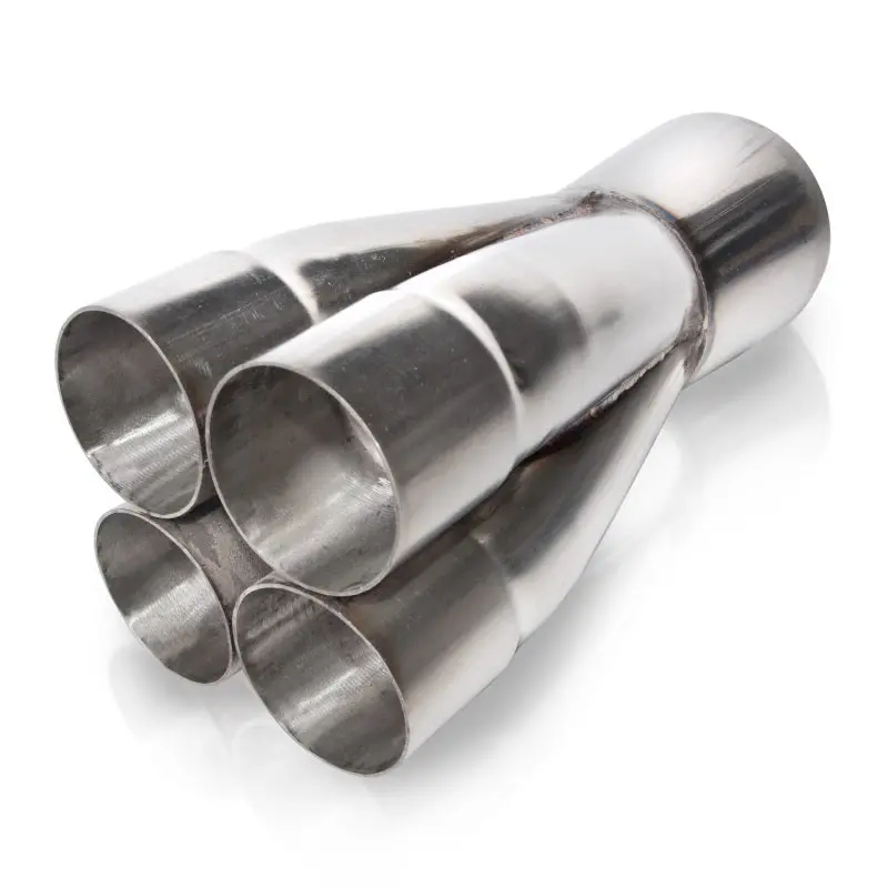 Stainless Works 4-Way Merge Collector – 1-5/8" Primary Tubes, 3" Od Outlet 1