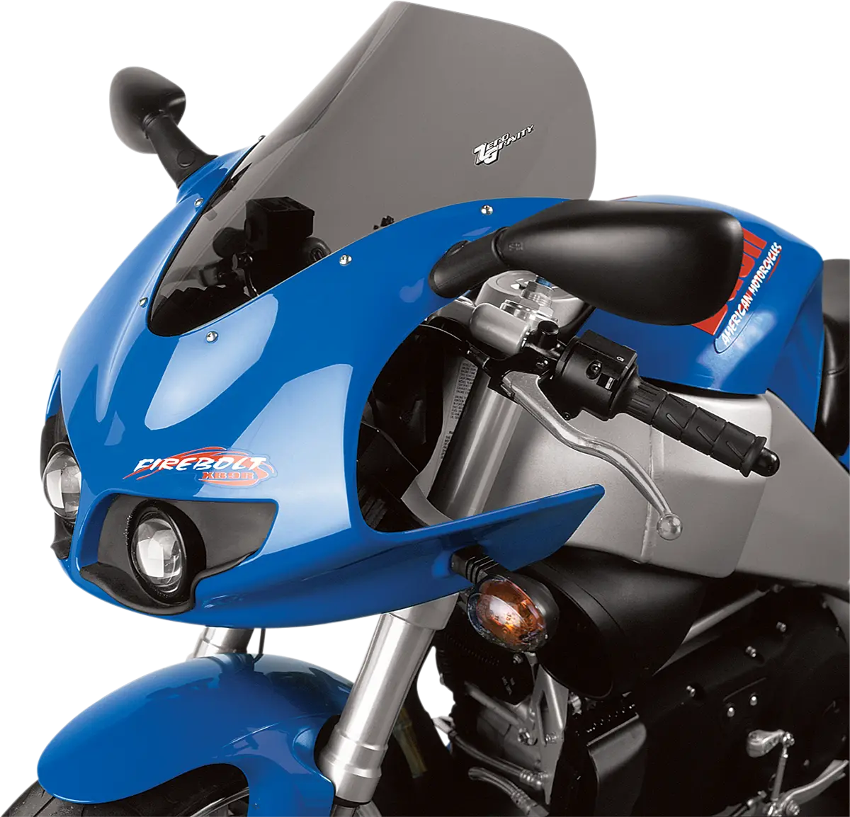 Zero Gravity Smoke-Tinted Sport Windscreen For Harley-Davidson Xb9 And 12R Models 1