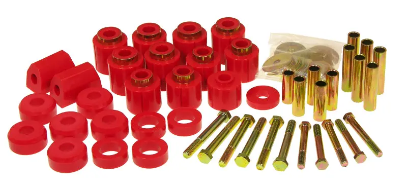 Prothane 1-Inch Body Lift Mount Kit For 1987–1996 Jeep Yj – Red 1
