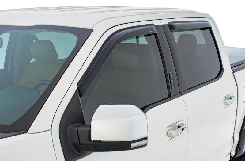 Stampede 2009-2013 Nissan Rogue Tape-Onz Sidewind Deflector 4Pc - Smoke 2