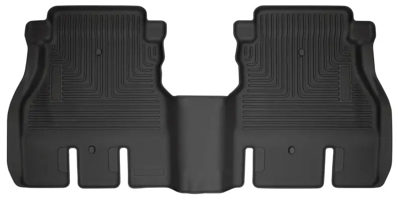 Husky Liners Weatherbeater Floor Mats – Second Row, Black, For 2018 Jeep Wrangler 4-Door 1