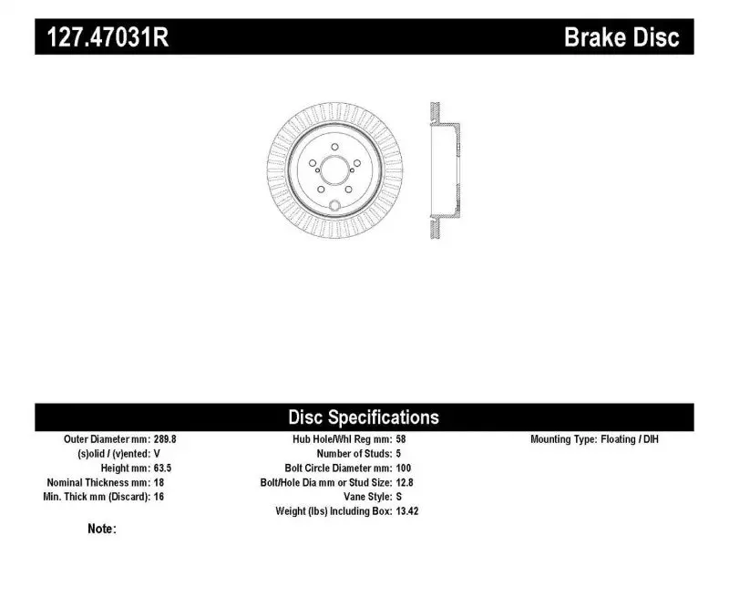 Stoptech Slotted And Drilled Sport Brake Rotors – Performance Replacement Discs 1