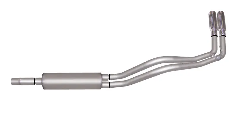 Gibson Aluminized Cat-Back Dual Sport Exhaust – 1994–1996 Dodge Ram 1500 Base (3.9L, 2.5") 1