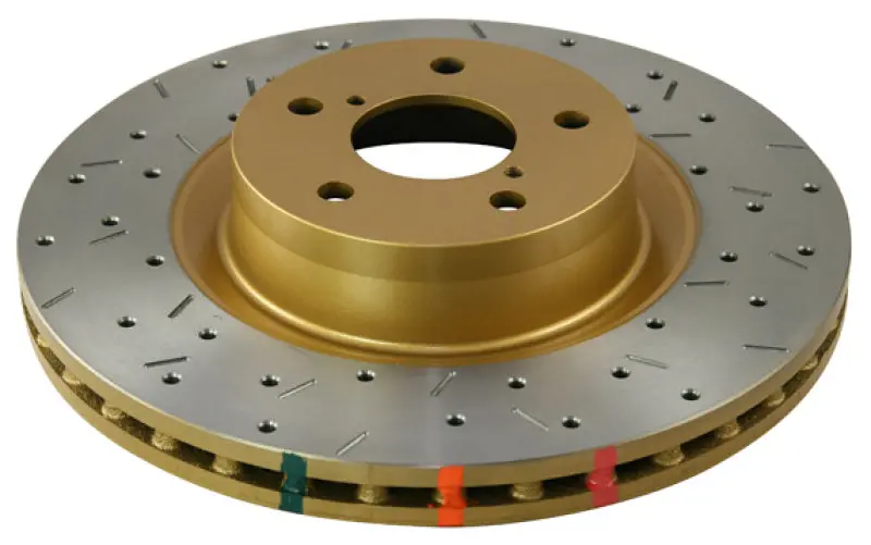 Dba 4000 Series Drilled & Slotted Front Brake Rotors – 1998–2000 Subaru Wrx 1