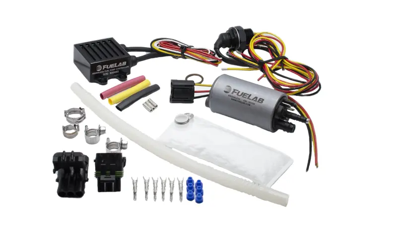 Fuelab 253 In-Tank Brushless Fuel Pump Kit – 350 Lph, Includes 9Mm Barb, 6Mm Siphon, And Pre-Filter (Models 72002/74101) 1