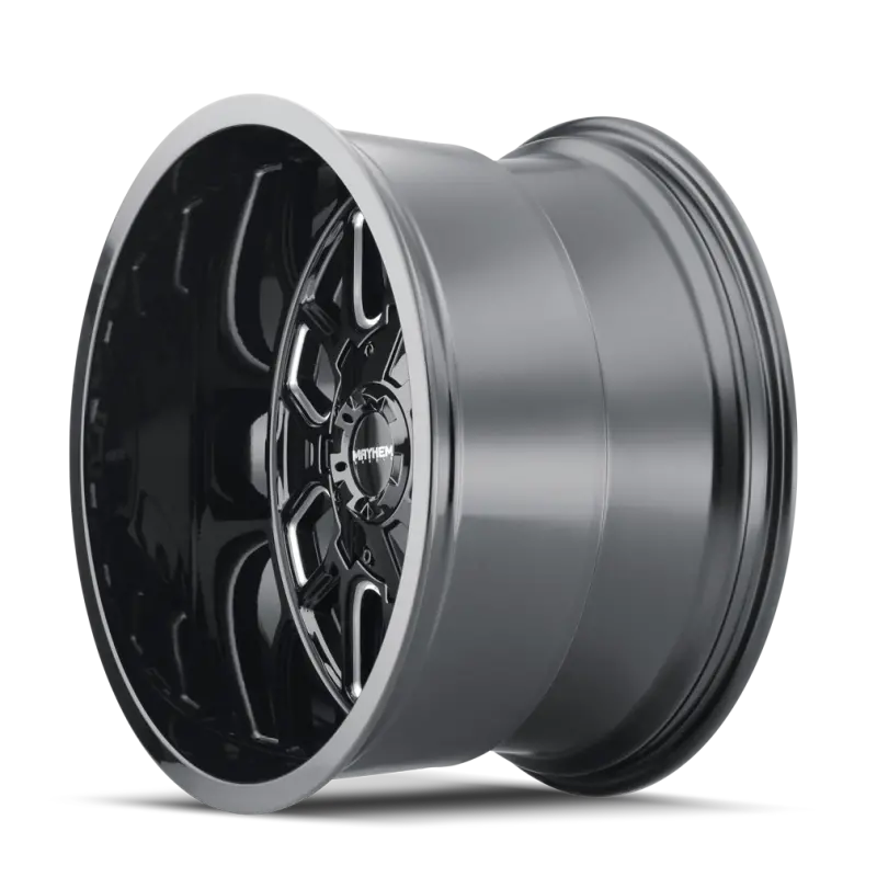 Mayhem Cogent Forged Alloy Wheel – 20X9", 5X139.7Mm Bolt Pattern, Zero Offset, 110Mm Hub Bore, Black With Machined Spokes 2