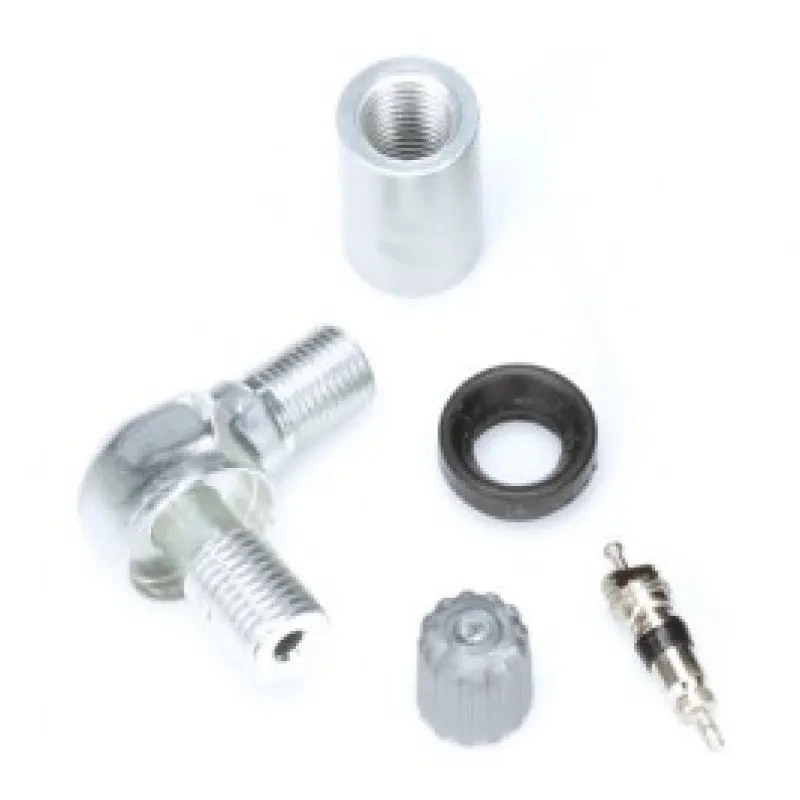 Schrader Tpms Service Kit: 4-Pack Aluminum 90° Valve Stem Assemblies For Model 33900 1