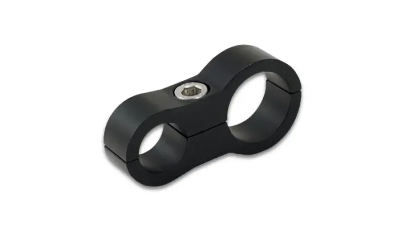Vibrant Anodized Black Billet Aluminum P-Clamp – 3/16-Inch Inner Diameter 2