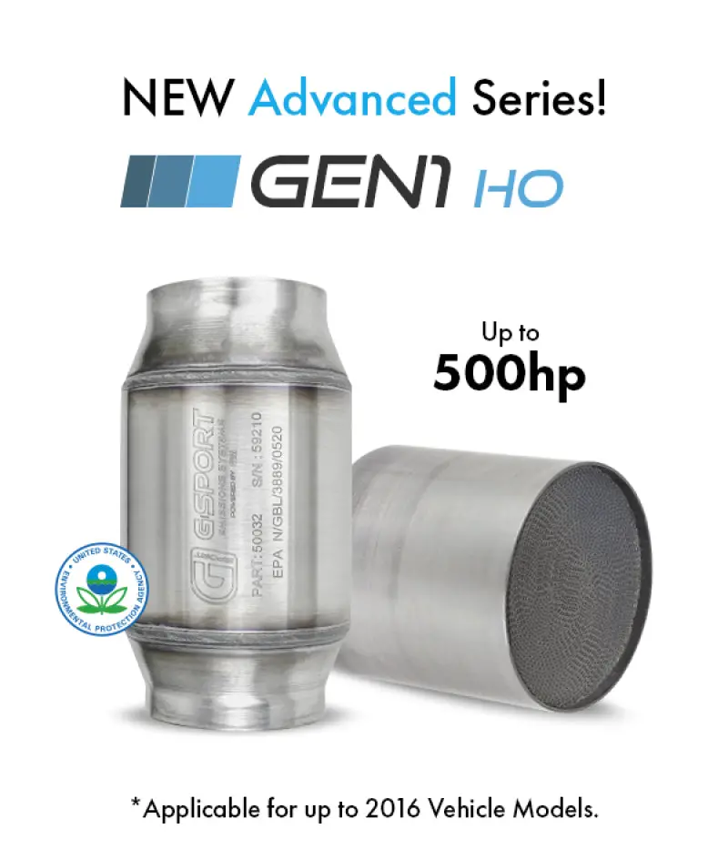 Gesi G-Sport Epa-Compliant Catalytic Converter – 3-Inch Inlet/Outlet, 4-Inch Body Diameter, 7-Inch Length 1