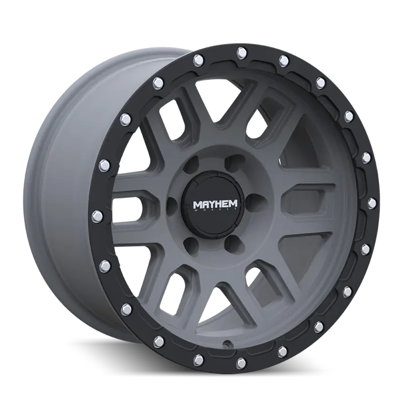 20X9 Mayhem Delta Alloy Wheel With Matte Gunmetal Finish And Matte Black Lip 1