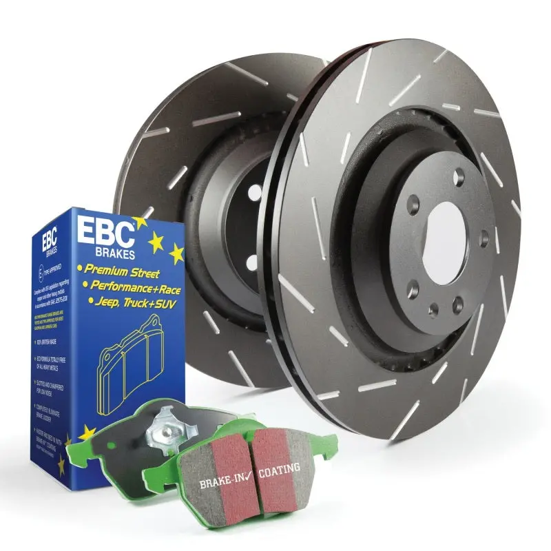 Ebc S2 Brake Kit: Greenstuff Pads And Usr Rotors 1