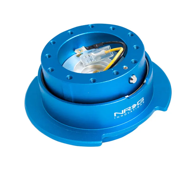 Nrg Gen 2.5 Quick Release Steering Hub Kit – Blue Wheel Hub & Blue Ring 1