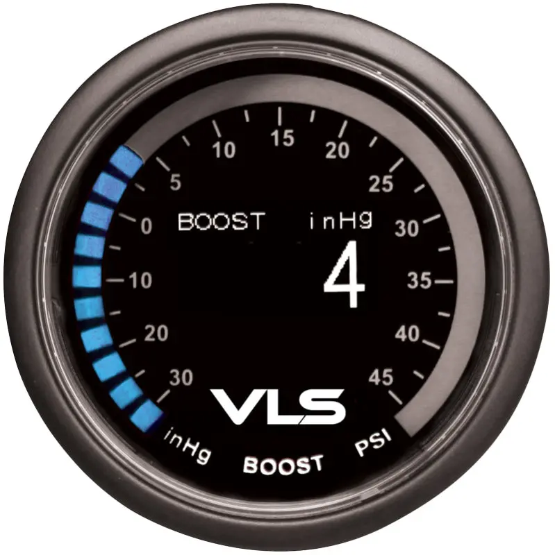 Revel Vls Digital Oled Boost Gauge – 52Mm, 30 Inhg To 45 Psi Range 1
