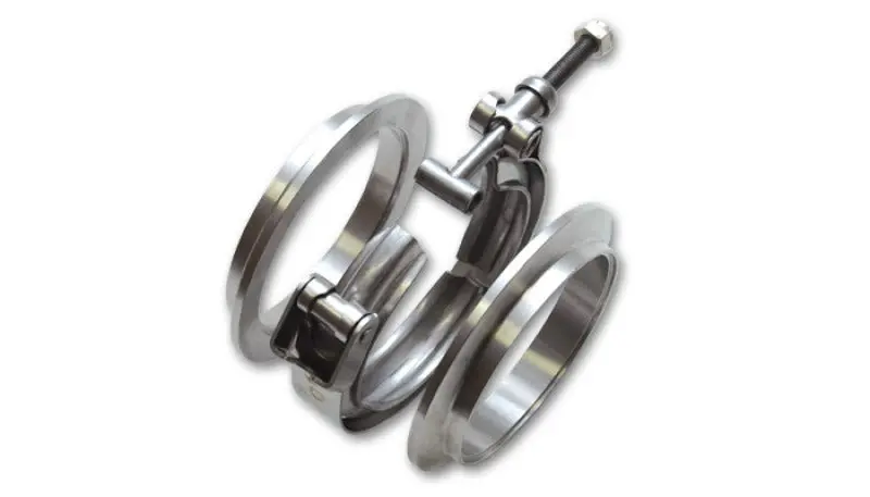 Vibrant T304 Stainless Steel V-Band Flange Assembly – Compatible With 5″ Od Exhaust Tubing 2
