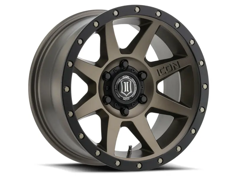 Icon Rebound Bronze Alloy Wheel – 17X8.5", 6X5.5", 0Mm Offset, 4.75" Backspace, 106.1Mm Bore 1