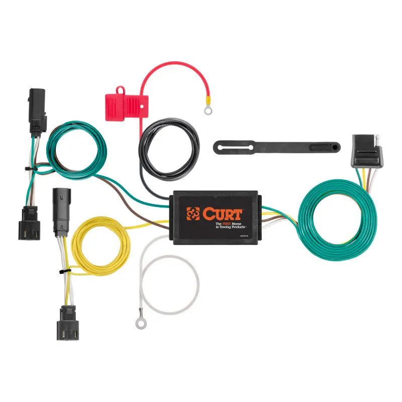 Curt Custom 4-Way Flat Wiring Harness For 2016–2018 Chevrolet Camaro 1