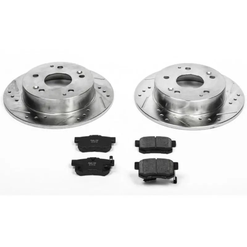 Power Stop Z23 Evolution Sport Brake Kit – Rear Brakes For 1997–2001 Acura Integra 1