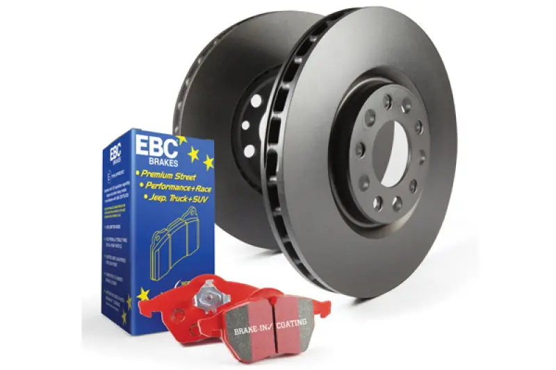 Stage 12 Performance Brake Kit: Redstuff Pads + Rk Drilled & Slotted Rotors 1