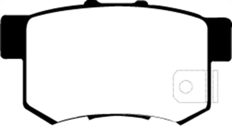 Ebc Greenstuff Rear Brake Pads For 1997 Acura Cl 2.2L 1