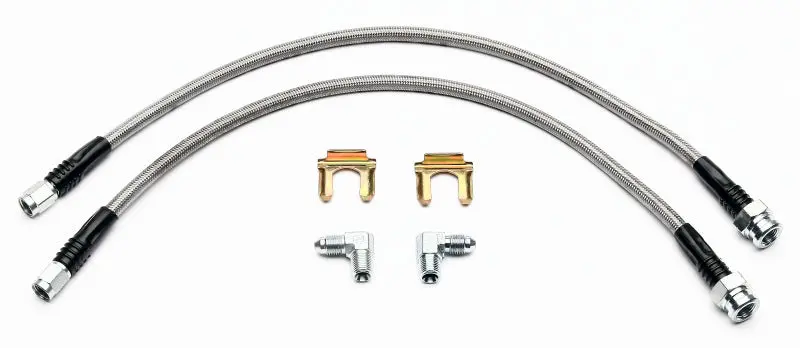 Wilwood Flexline Brake Hose Kit For 1997–2004 Chevrolet Corvette With Sl4, Sl6, Or W4/W6A Front Calipers 1