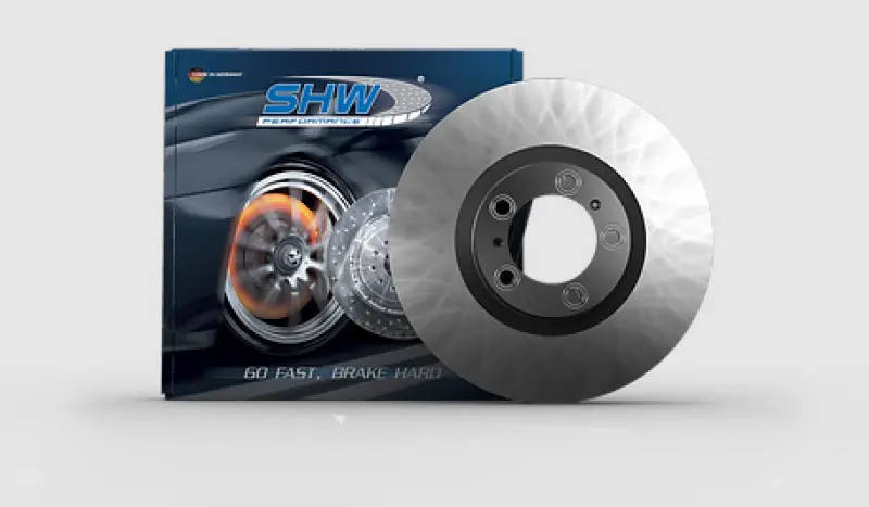 Shw 16-19 Volkswagen Gti 2.0L Rear Smooth Monobloc Brake Rotor 1