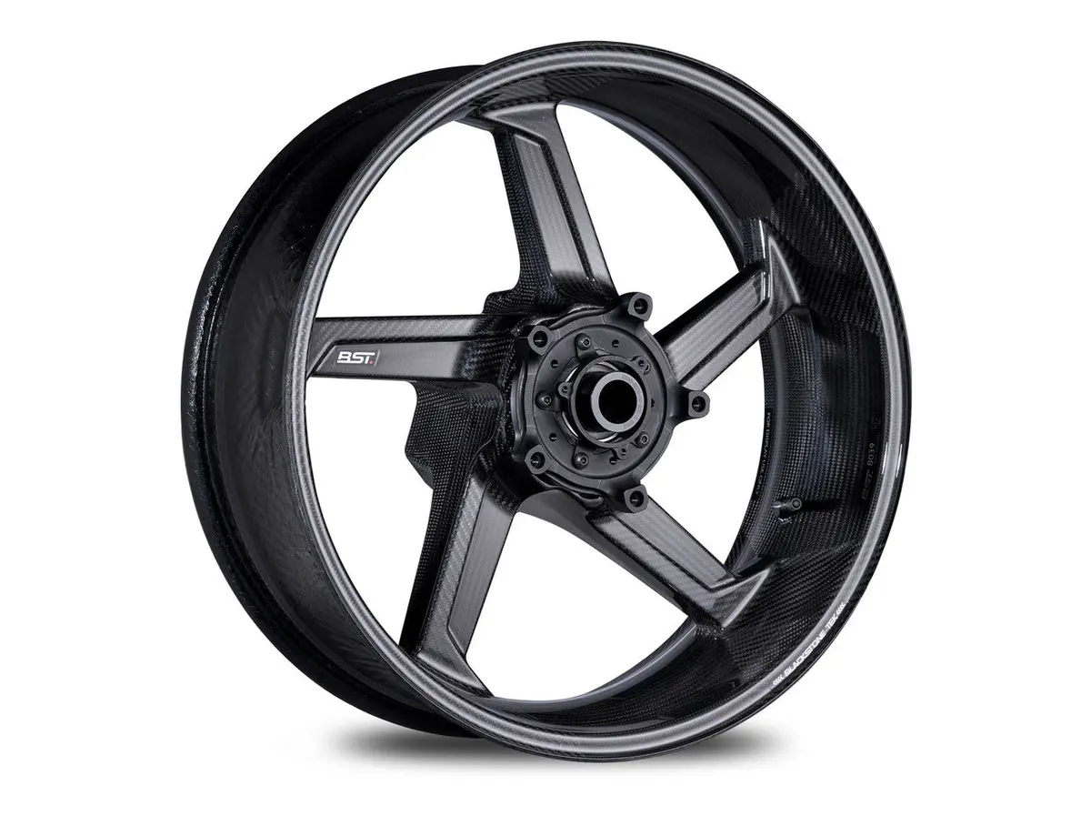 Bst Star Tek Front 17X3.5" Carbon Fiber Wheels For 2022+ Suzuki Gsx-R1300 Hayabusa 2