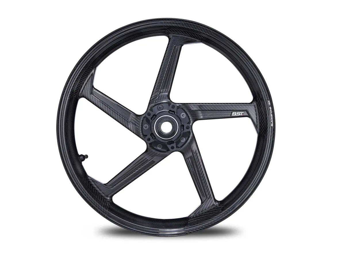 Bst Star Tek Front 17X3.5" Carbon Fiber Wheels For 2022+ Suzuki Gsx-R1300 Hayabusa 3