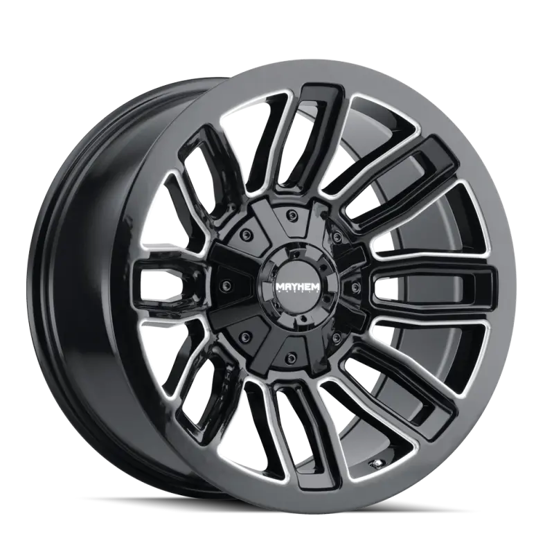 Mayhem Decoy 20X9 Alloy Wheel – 6X135 Bolt Pattern, +11Mm Offset, 106Mm Hub Bore, Black With Milled Spokes 1