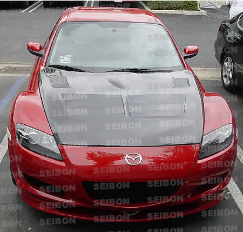 Seibon Carbon Fiber Hood – Lightweight Tsii Replacement For 2004–2008 Mazda Rx-8 1