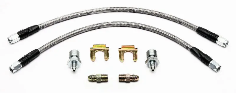 Wilwood Rear Flexline Brake Hose Kit For 2007+ Gm 1500/2500 Trucks With 14.25" Rotors 1
