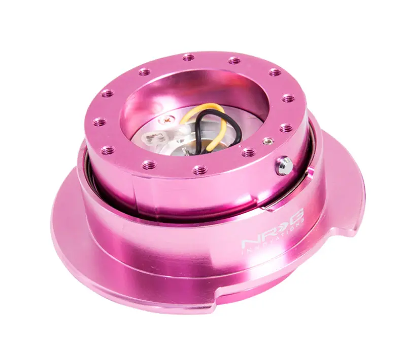 Nrg Quick Release Steering Hub – Gen 2.5, Pink Body With Matching Pink Retaining Ring 1