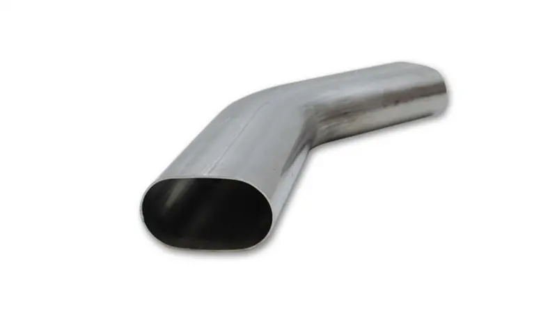 Vibrant 3In Oval (Nominal Size) T304 Ss 45 Deg Mandrel Bend 6In X 6In Leg Lengths 1