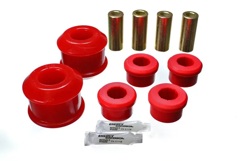 Energy Suspension Red Front Control Arm Bushings For Acura Rsx (Incl. Type-S), Honda Civic, Crx, And Civic Si (2001–2005) 1