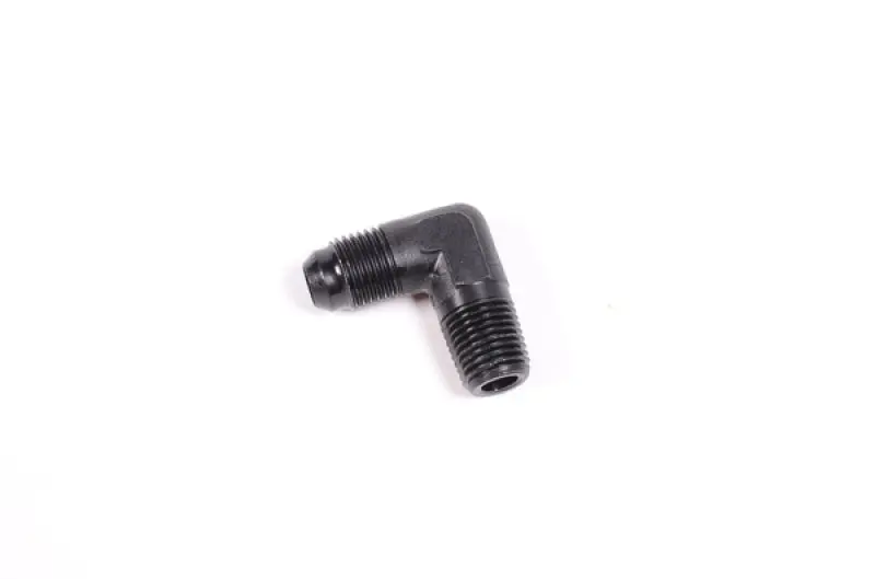Radium Engineering 6 An Male To 1/4 Npt Male 90-Degree Adapter Fitting 1