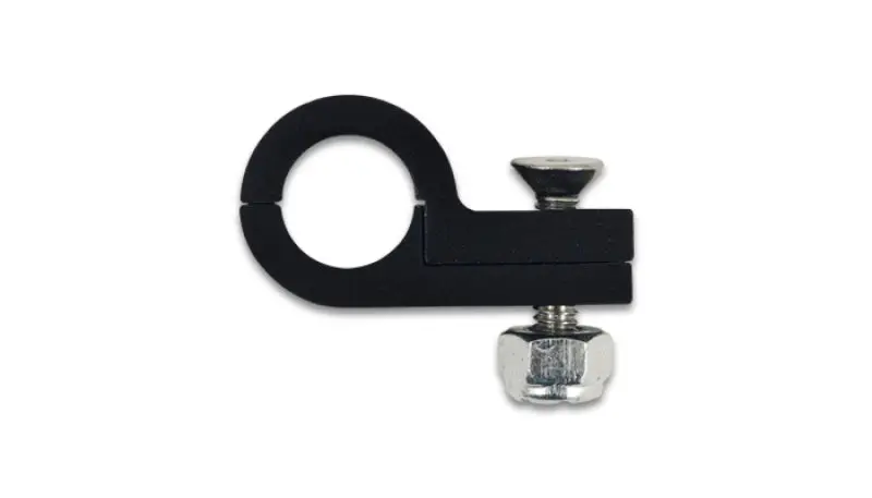 Vibrant Anodized Black Billet Aluminum P-Clamp – 3/16-Inch Inner Diameter 1