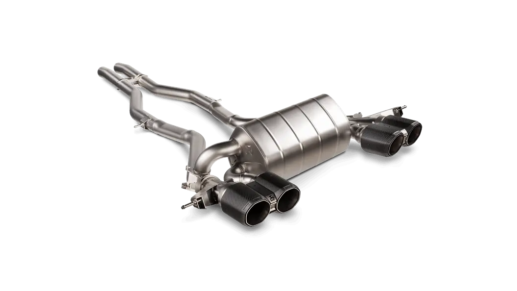 Akrapovic Titanium Slip-On Exhaust With Octagonal Carbon Tips – Bmw M3/M4 (G80/G82, 2021+) 1