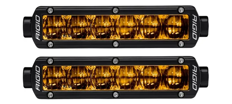 Rigid Industries Sr-Series Pro Dot Fog Light Pair – 6-Inch, Selective Yellow, Sae Certified 1