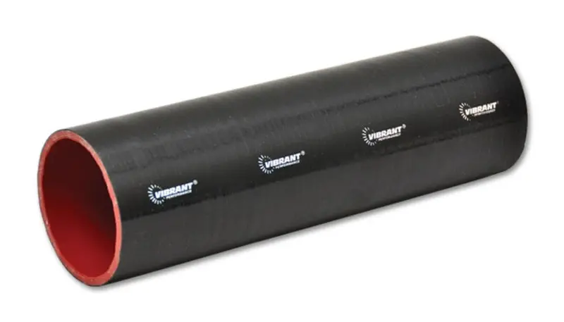 Vibrant 4-Ply Reinforced Silicone Coupler – 2.75" Id × 12" Length (Black) 1